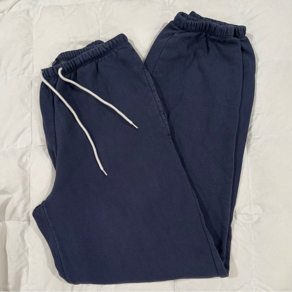 Brandy Melville Navy Blue Drawstring Sweatpants - Picture 2 of 3